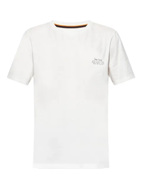 Paul Smith text-embroidered crew-neck T-shirt