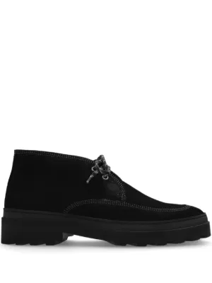 Tod's スエード デザートブーツ | ブラック | FARFETCH JP