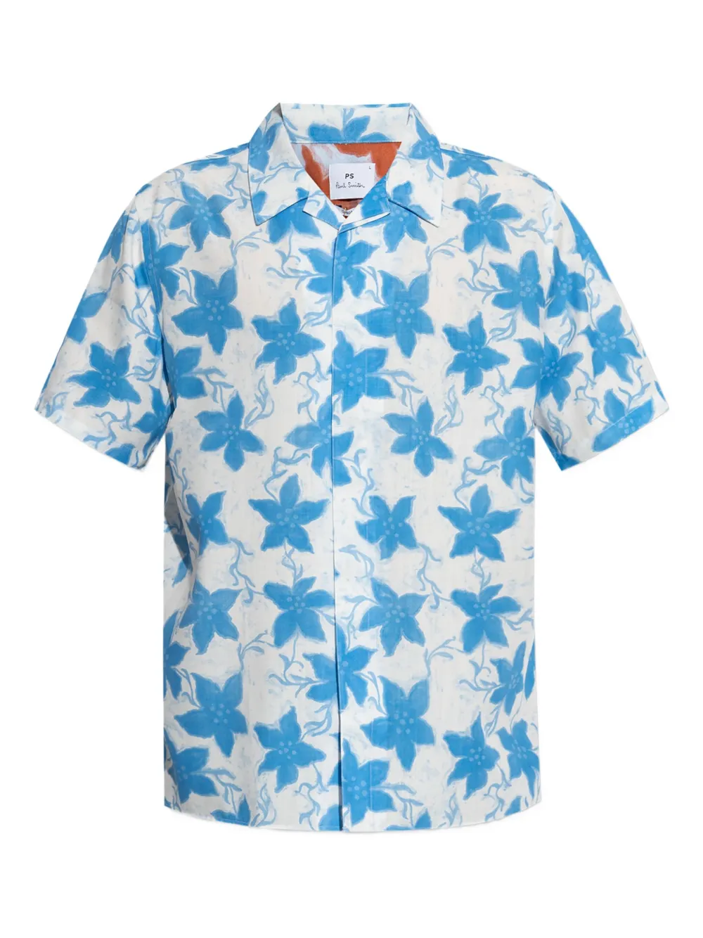 PS Paul Smith floral-print short-sleeve shirt - ホワイト PS Paul Smith floral-print short-sleeve shirt - ホワイト