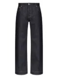 Alexander McQueen logo-patch jeans - Blue