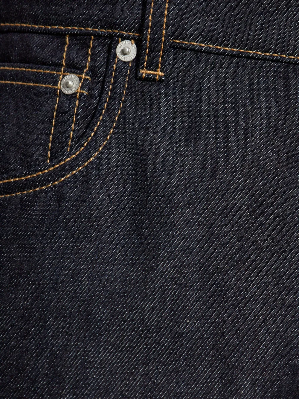 Alexander McQueen Jeans met logopatch Blauw
