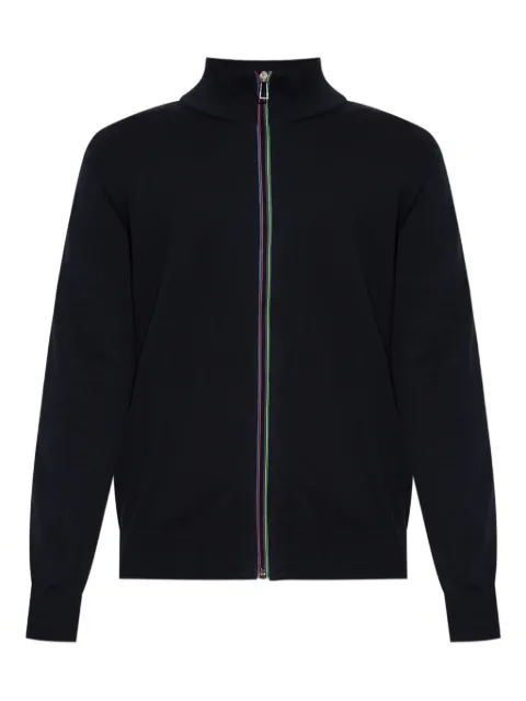 PS Paul Smith zip-front high-collar sweatshirt