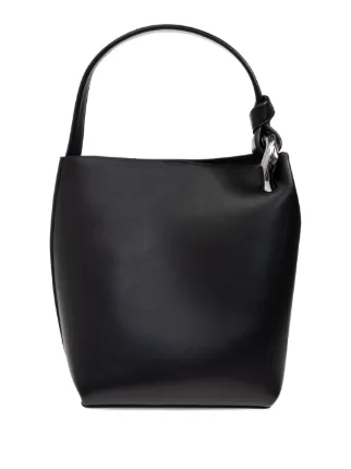 JW Anderson レザー トートバッグ | ブラック | FARFETCH JP