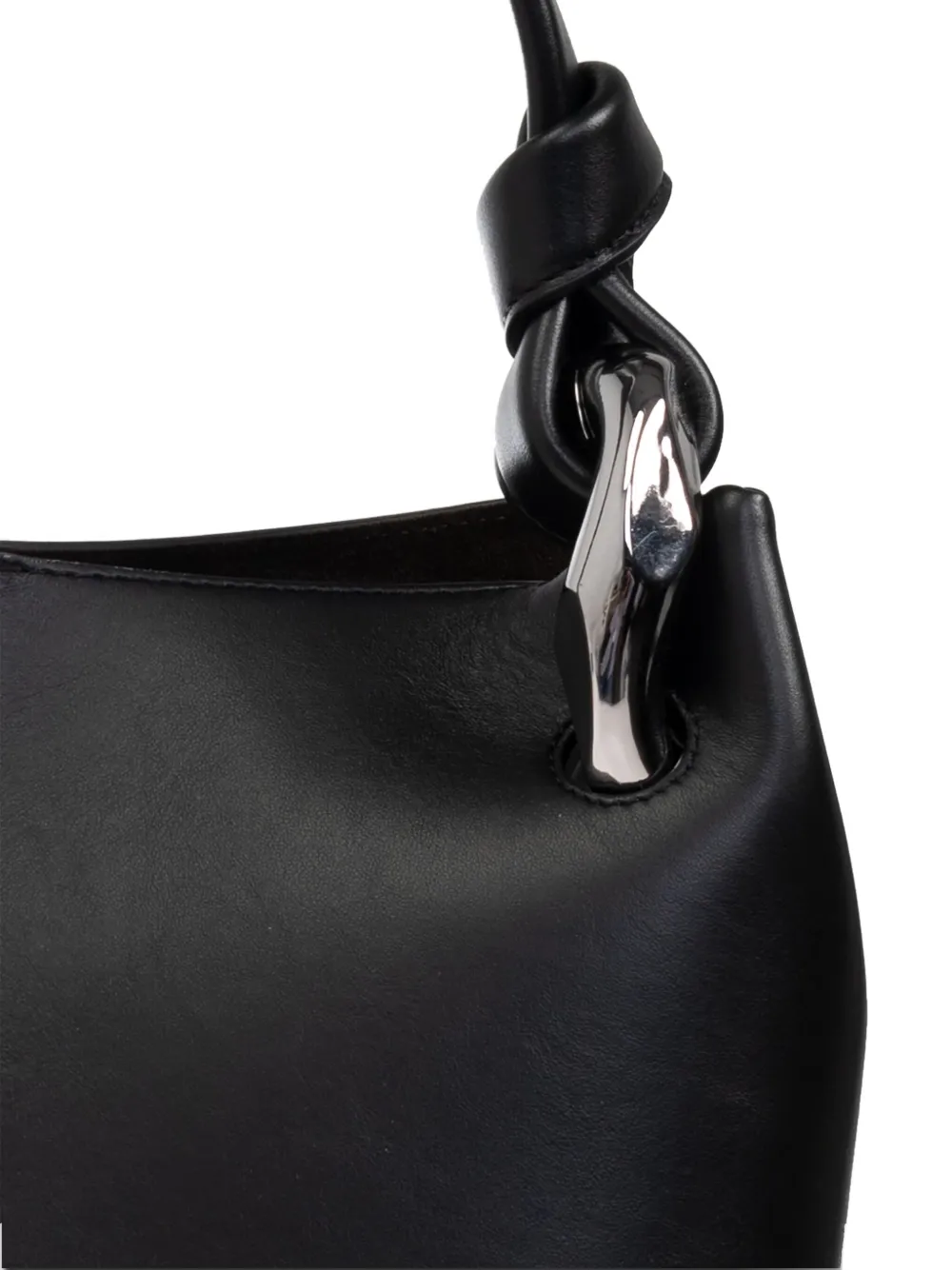 JW Anderson Leren shopper Zwart