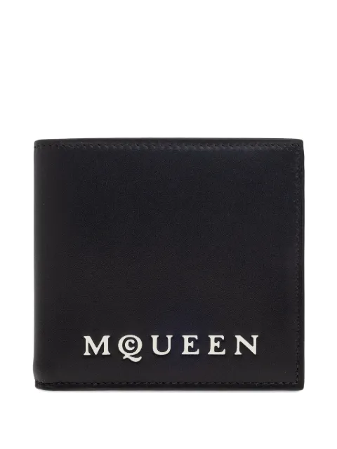 Alexander McQueen logo-lettering bi-fold wallet