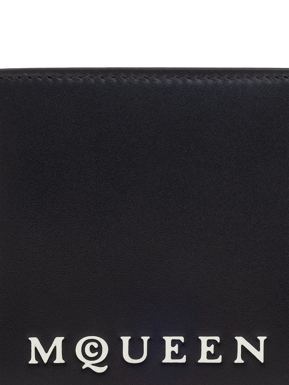 Alexander McQueen Portemonnee met logo Zwart