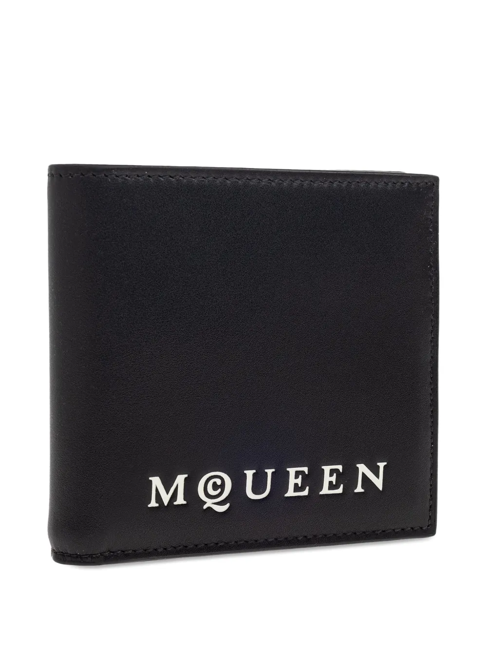 Alexander McQueen Portemonnee met logo Zwart