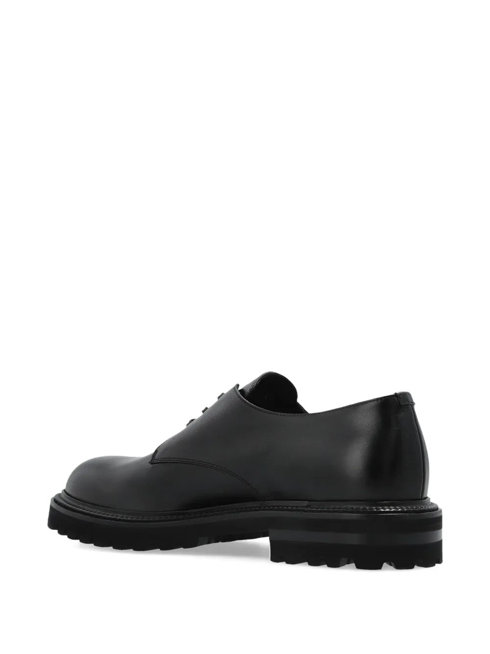 Giorgio Armani lace-up chunky derby shoes Black