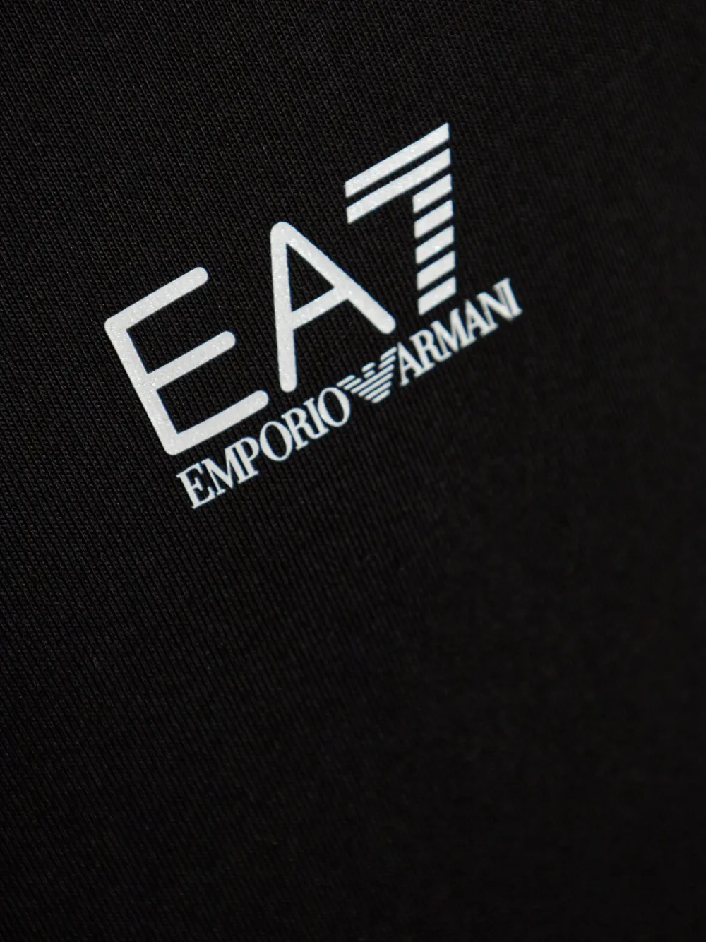 Ea7 Emporio Armani T-shirt met logoprint Zwart