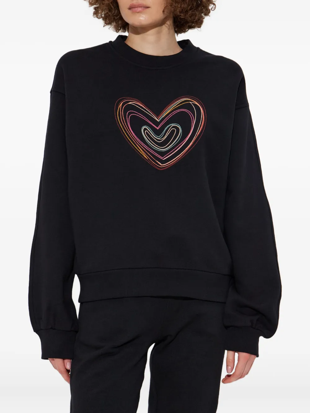 PS Paul Smith Trui met geborduurd hart Zwart