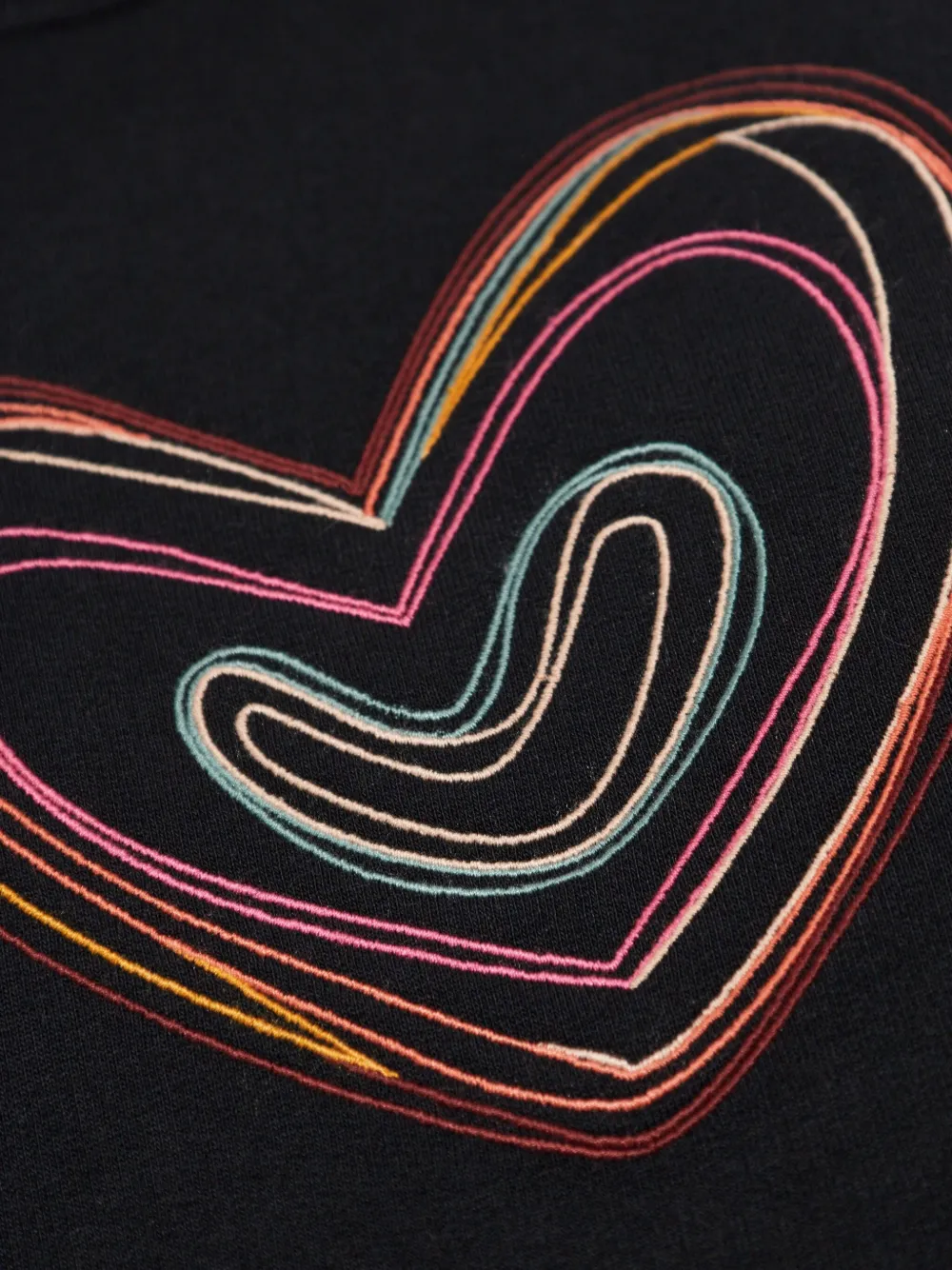 PS Paul Smith Trui met geborduurd hart Zwart