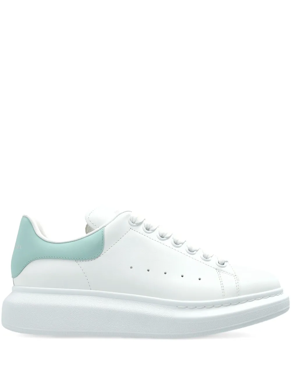 Alexander McQueen プラットフォーム レザースニーカー - ホワイト Alexander McQueen プラットフォーム レザースニーカー - ホワイト