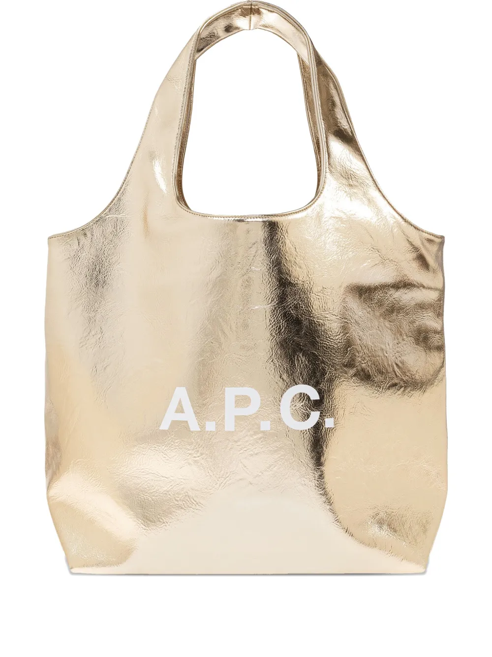 A.P.C. Ninon metallic tote bag | Gold | Image 1