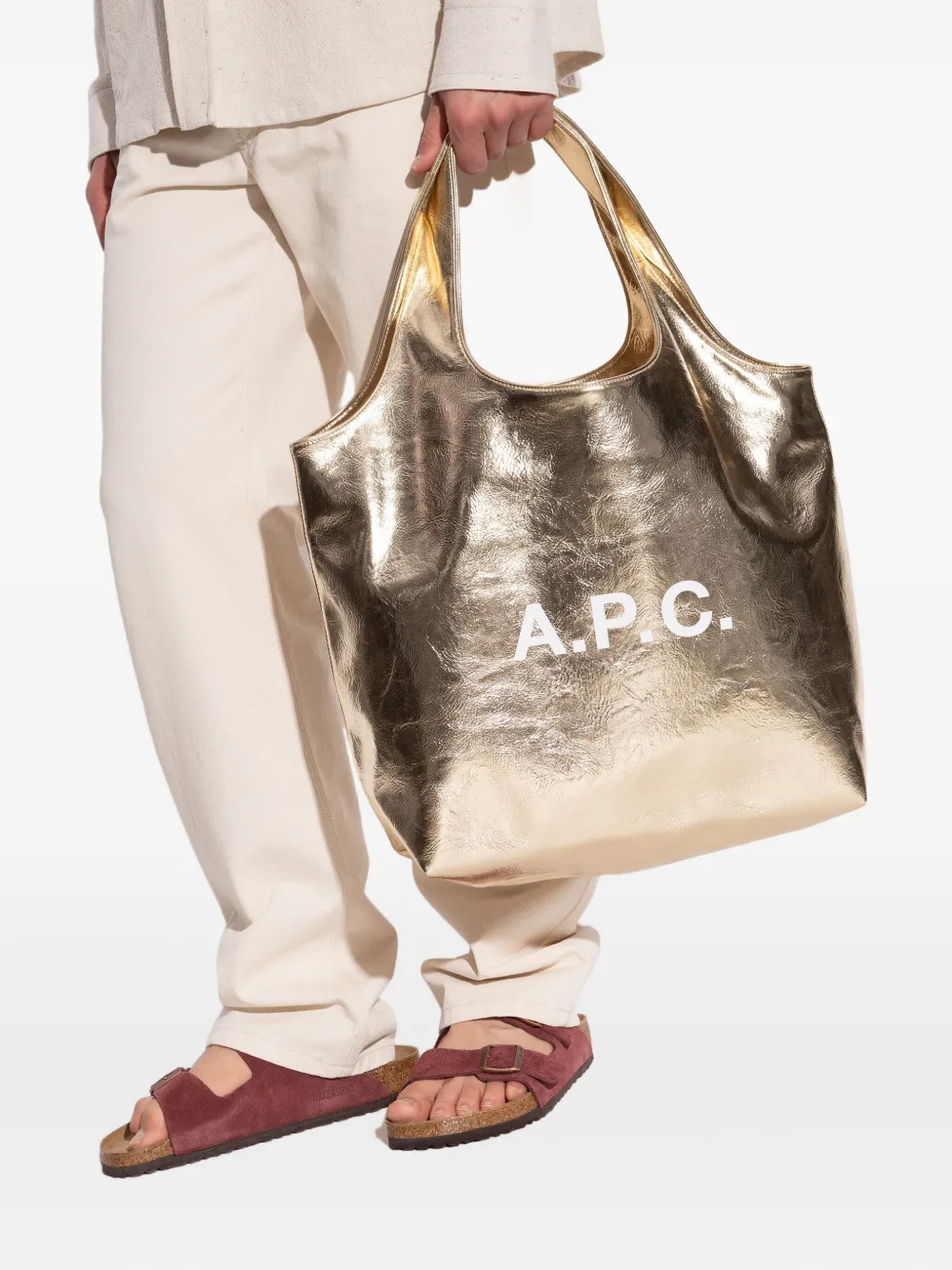A.P.C. Ninon metallic tote bag | Men | Image 2