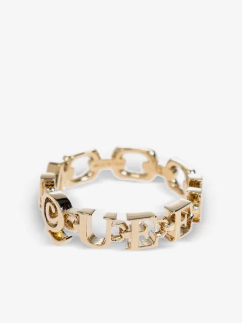 Alexander McQueen Anel com aplicação logo