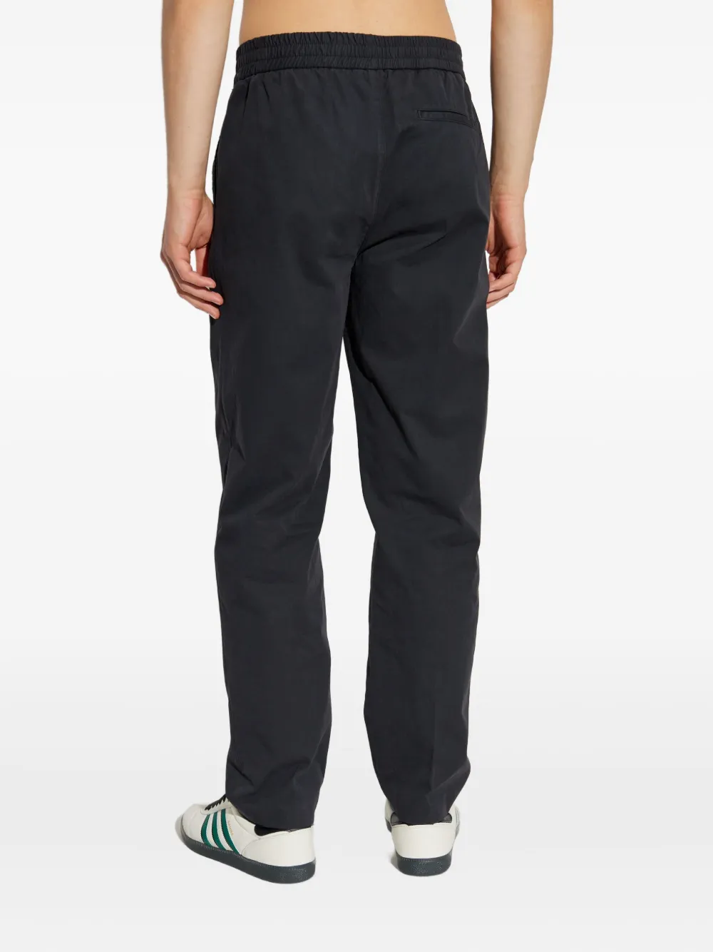 A.P.C. Broek met elastische taille Zwart