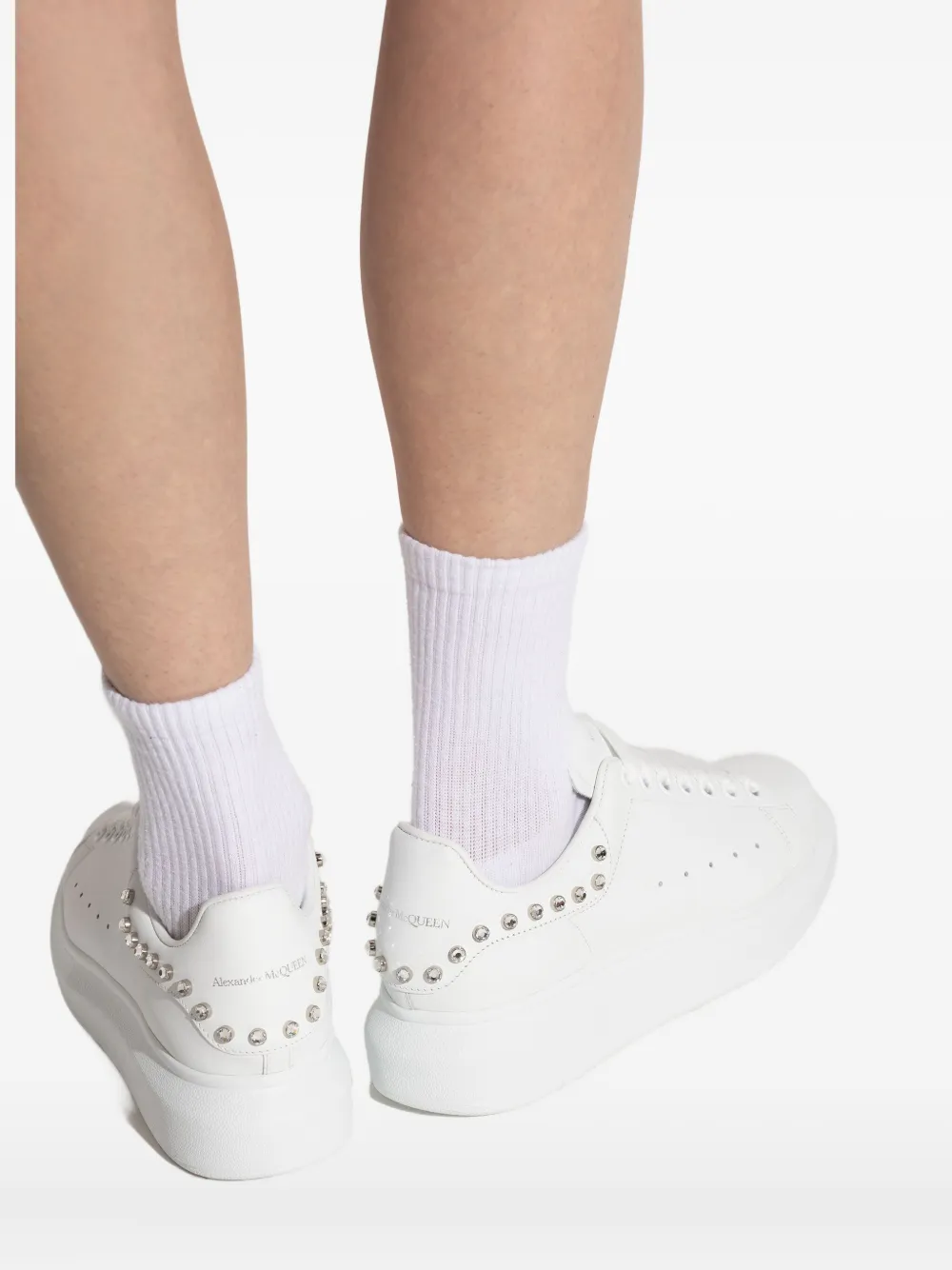 Alexander McQueen stud-embellished sneakers White