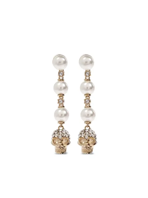 Alexander McQueen crystal-embellished earrings