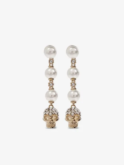 Alexander McQueen crystal-embellished earrings