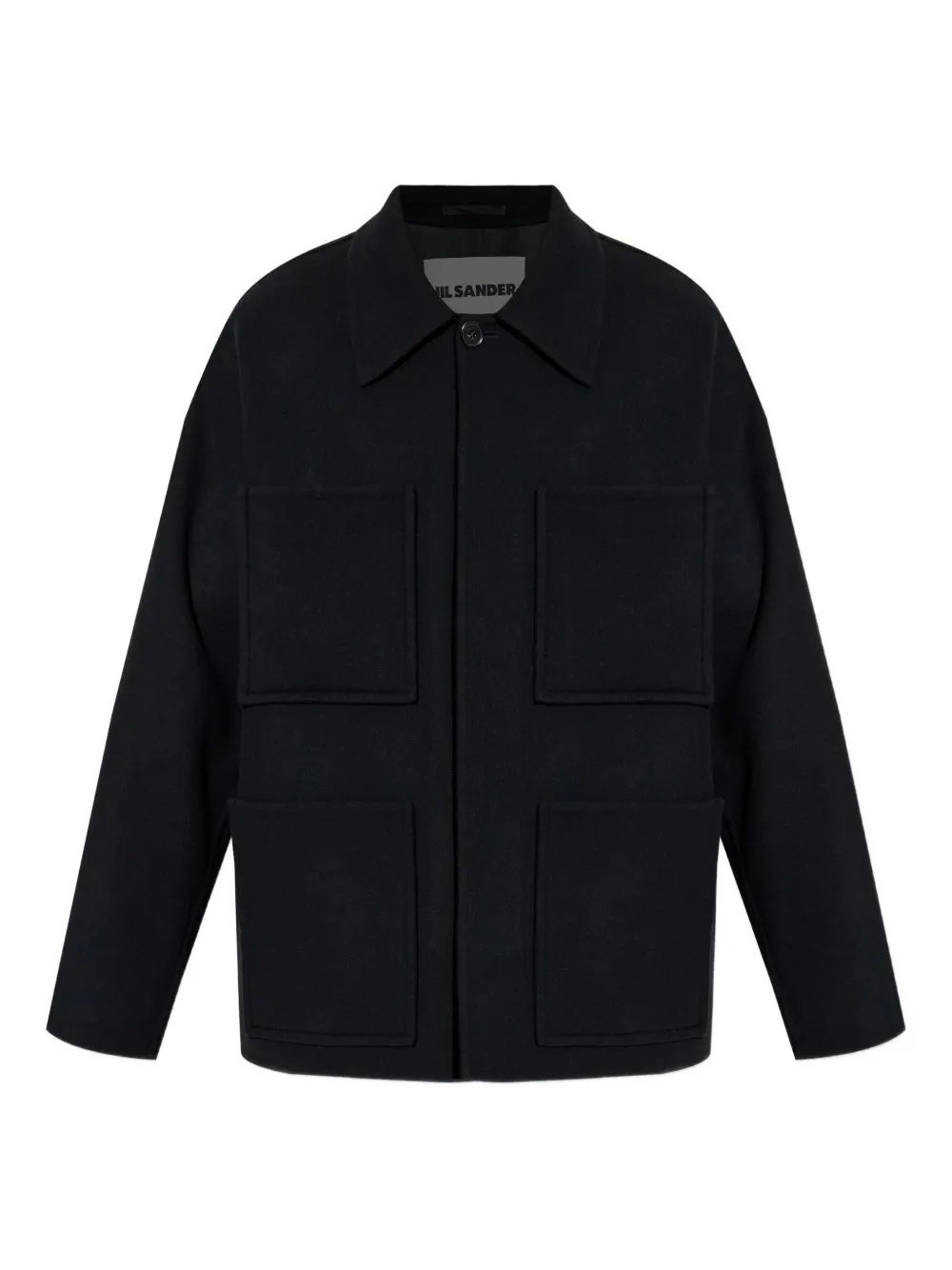 Jil Sander boxy double-pocket jacket | Black | Image 1
