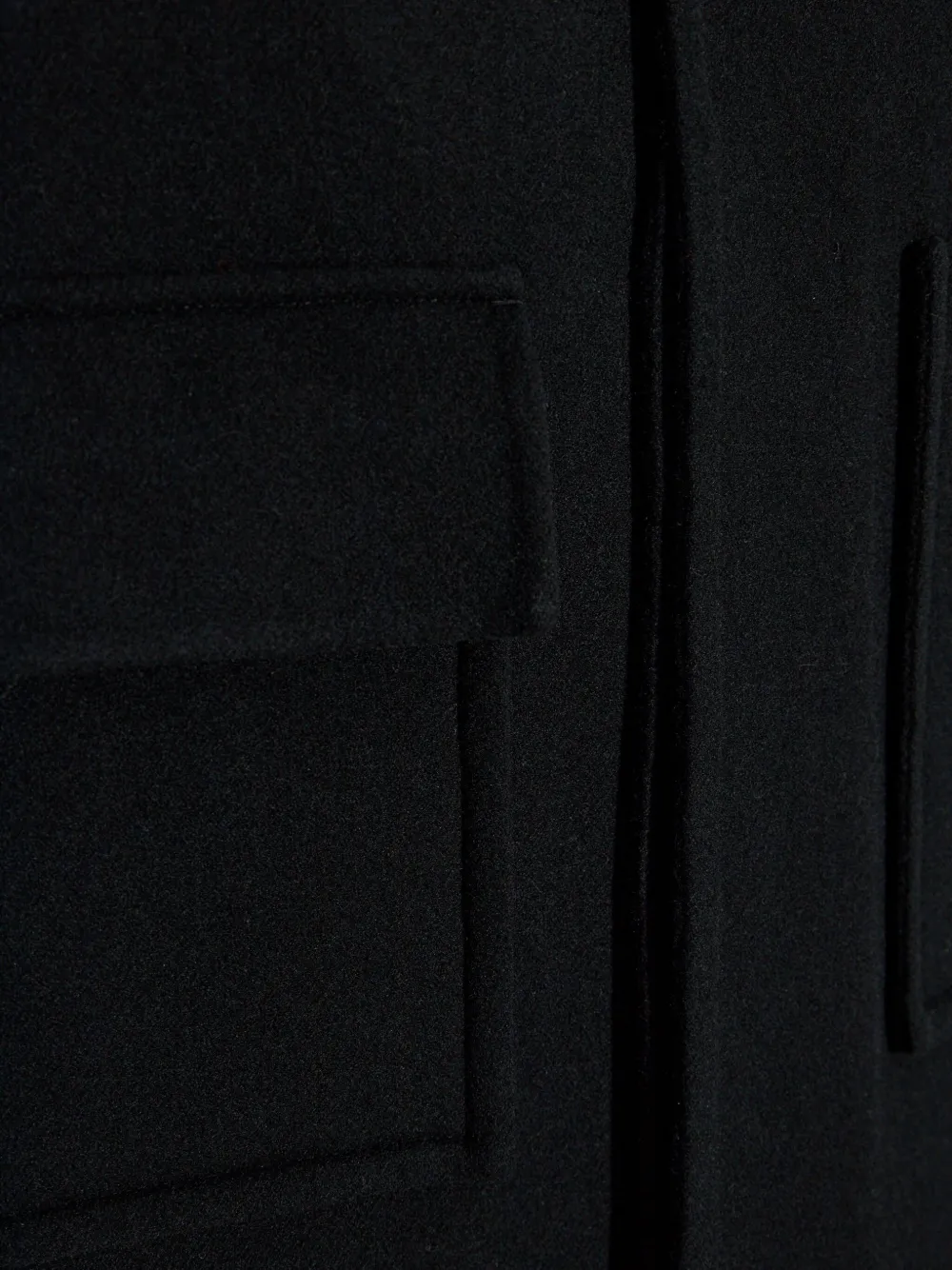 Jil Sander boxy double-pocket jacket Zwart