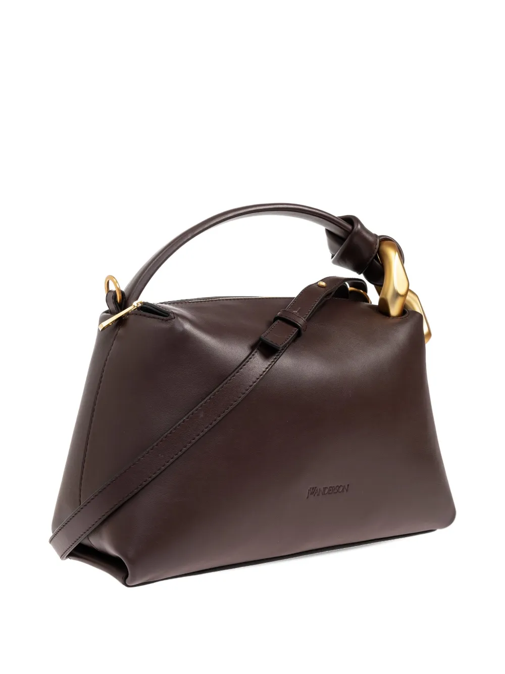 JW Anderson Leren shopper Bruin