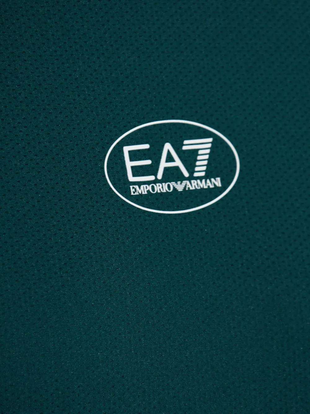 Ea7 Emporio Armani Athletic T-shirt met logoprint Groen