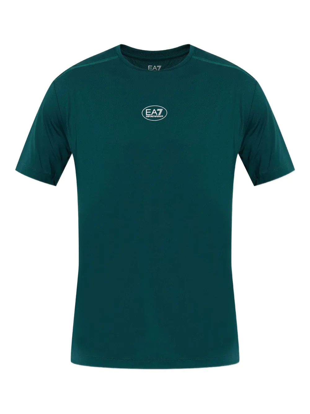 Ea7 Emporio Armani Athletic T-shirt met logoprint Groen