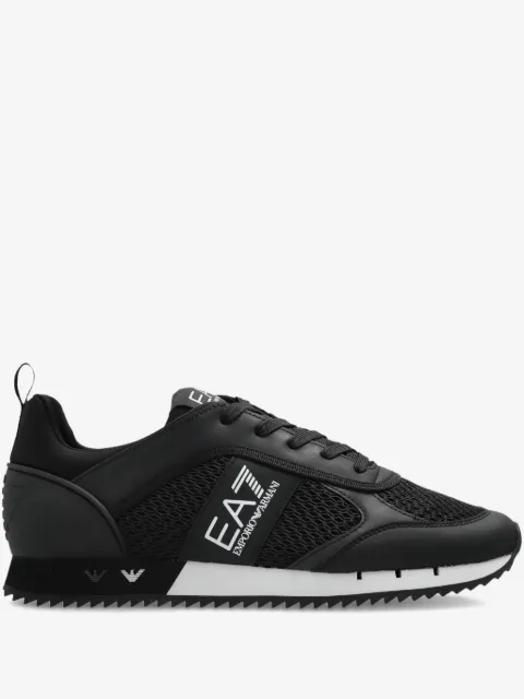 Ea7 Emporio Armani Sneakers mit Logo-Applikation
