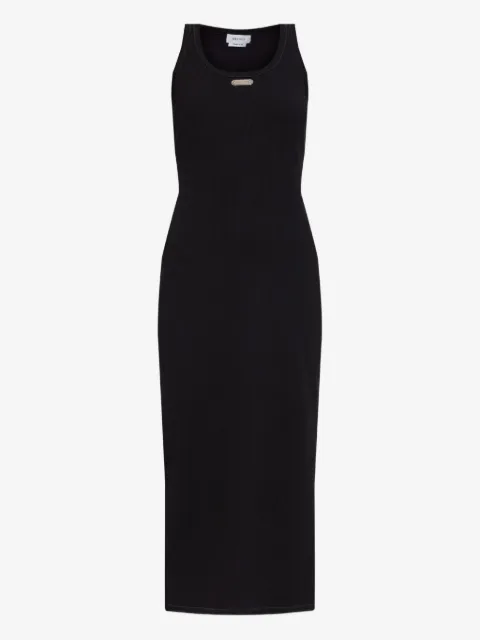 Alexander McQueen vestido midi Placket