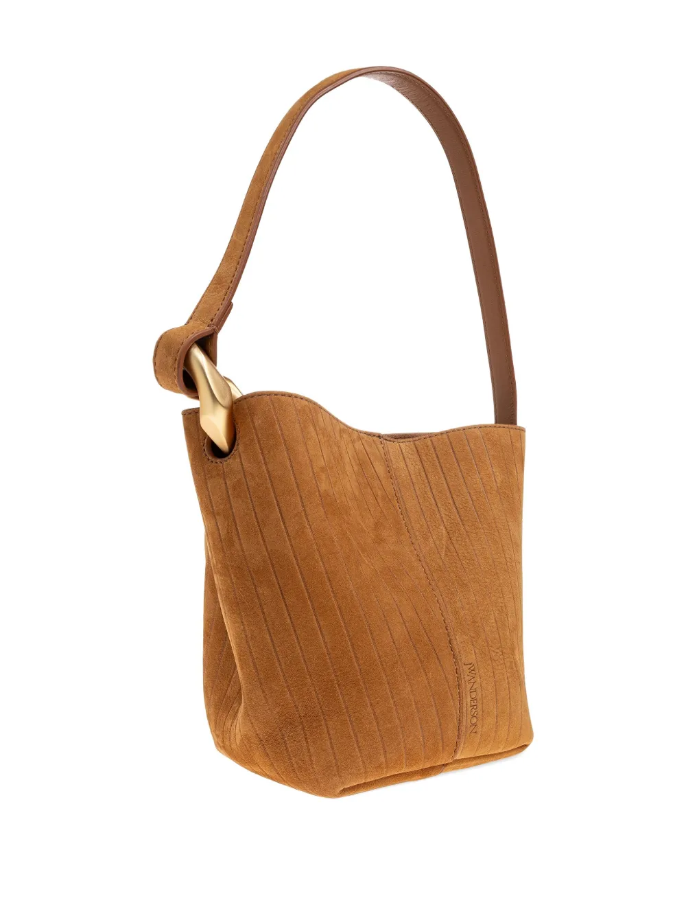 JW Anderson Corner kleine shopper Bruin