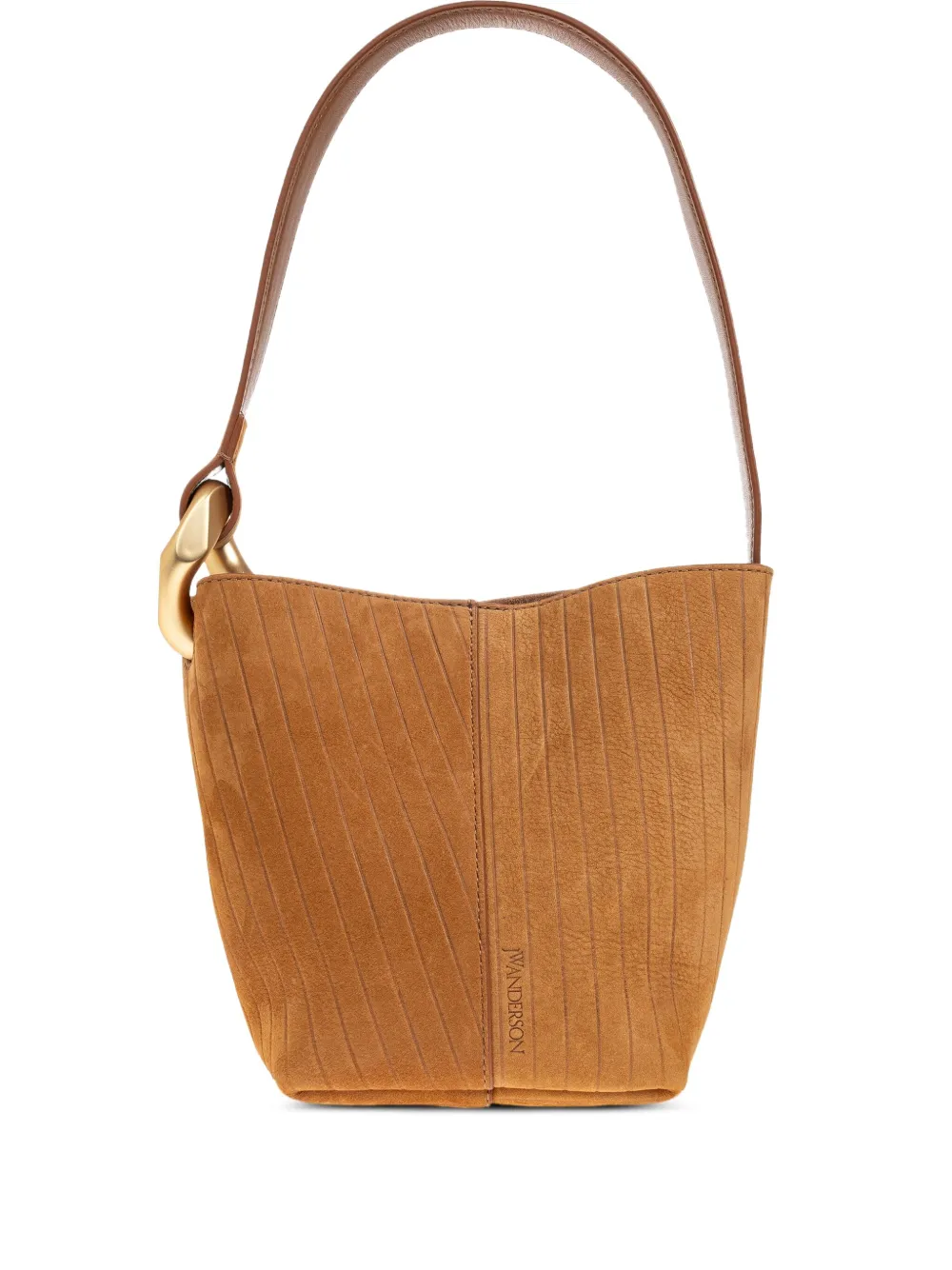 JW Anderson Corner kleine shopper Bruin
