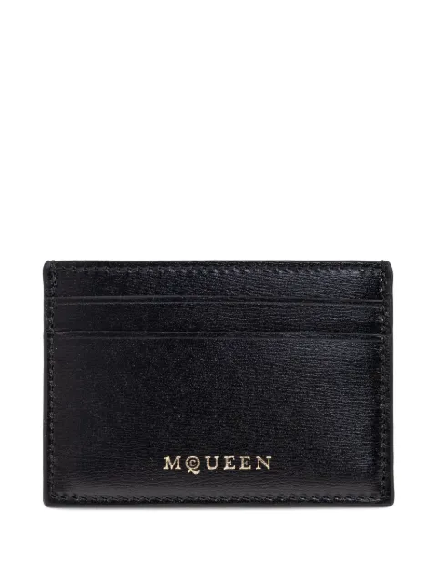 Alexander McQueen حامل بطاقات جلد