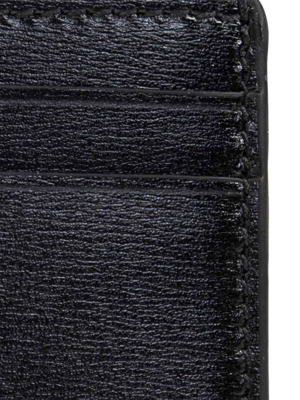 Alexander McQueen Leren pasjeshouder Zwart
