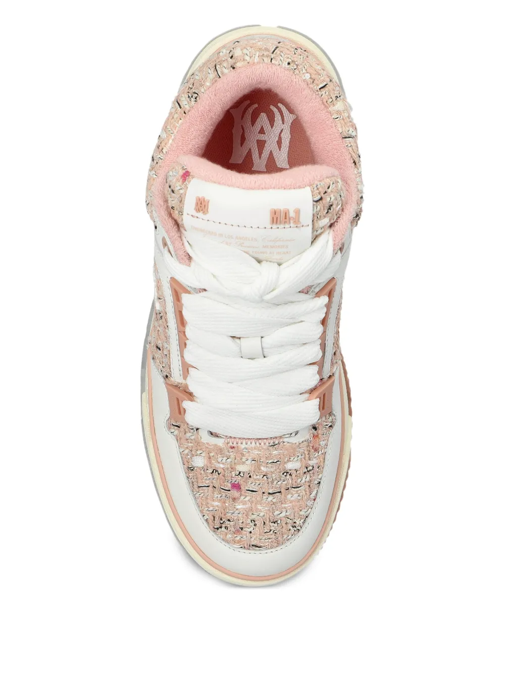 AMIRI MA-1 tweed sneakers White