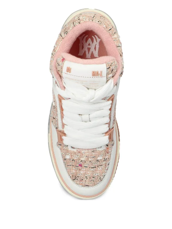 AMIRI MA-1 ツイード スニーカー | ホワイト | FARFETCH JP