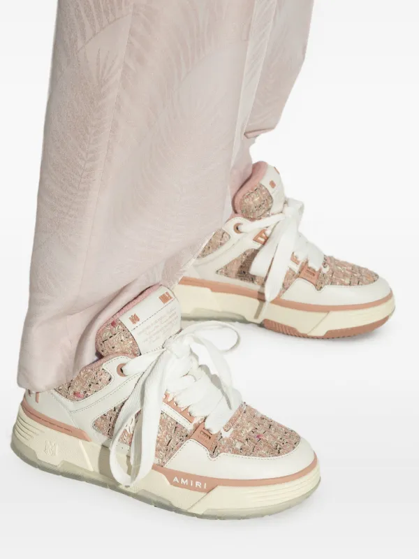 AMIRI MA-1 ツイード スニーカー | ホワイト | FARFETCH JP