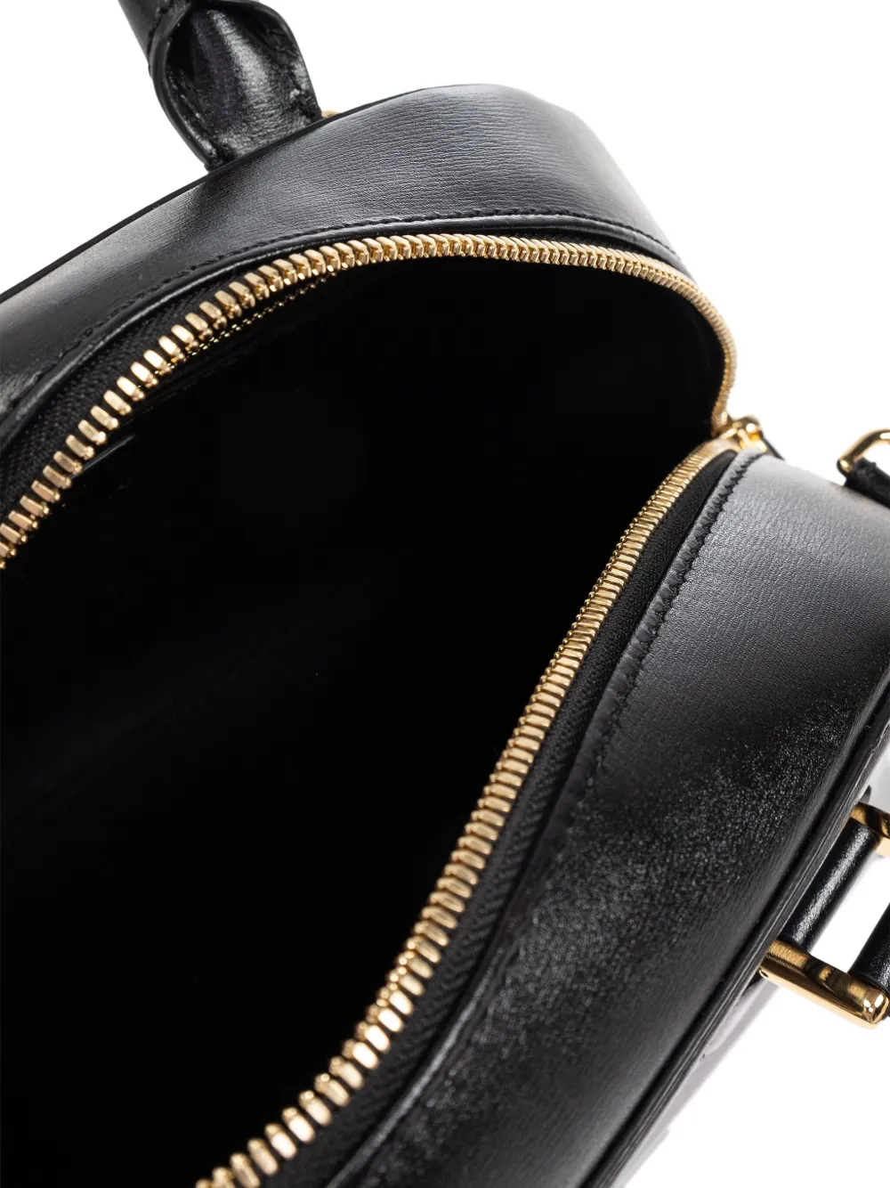 Alexander McQueen Kleine leren shopper Zwart