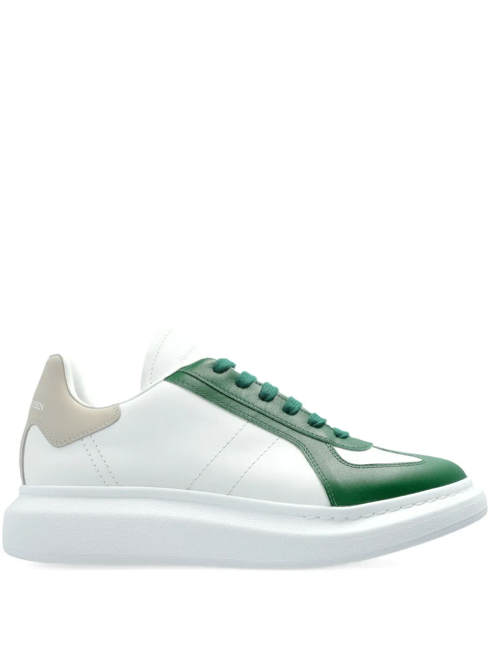 Alexander Mcqueen Oversized Paneled Low-top Sneakers In White