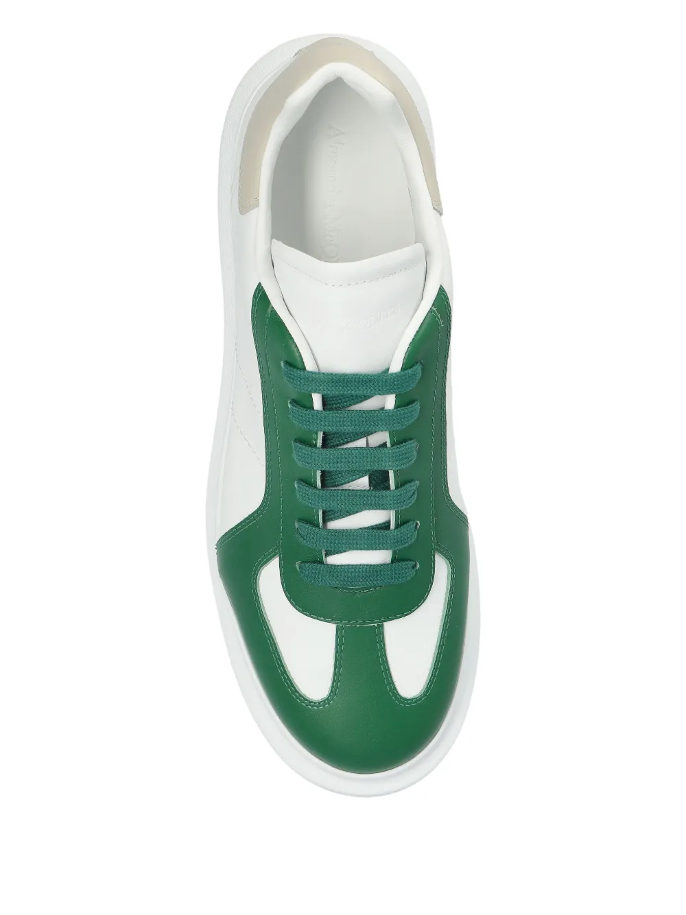 Alexander McQueen Sneakers met vlakken en veters Groen