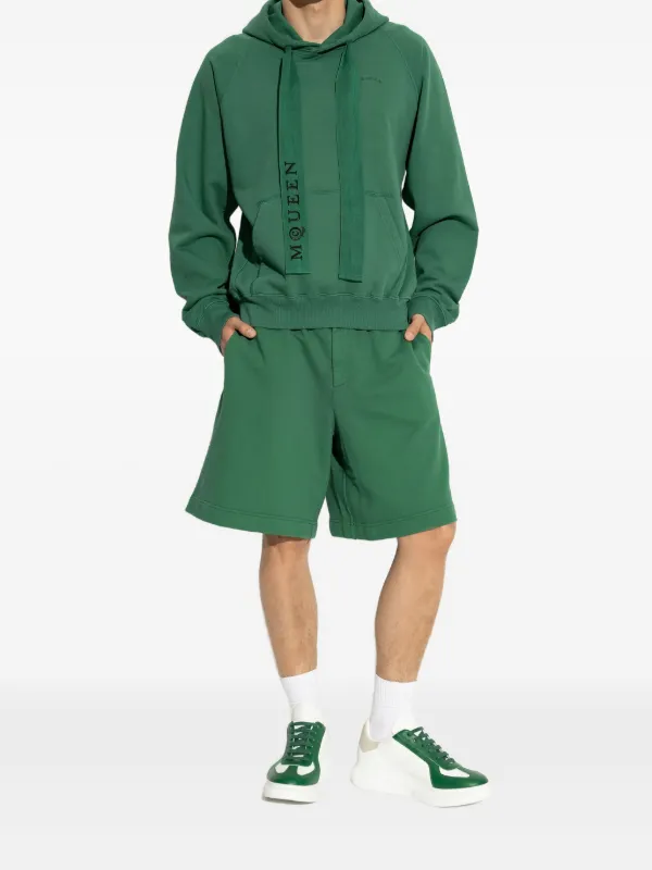 Alexander McQueen Oversized Panelled lace-up Sneakers | Green