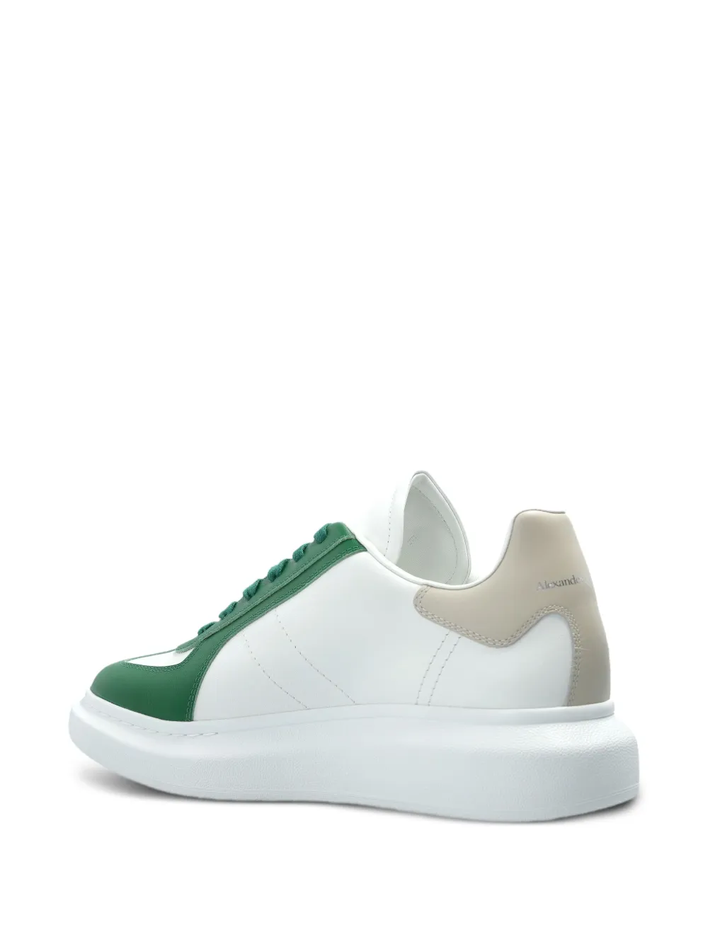 Alexander McQueen Sneakers met vlakken en veters Groen