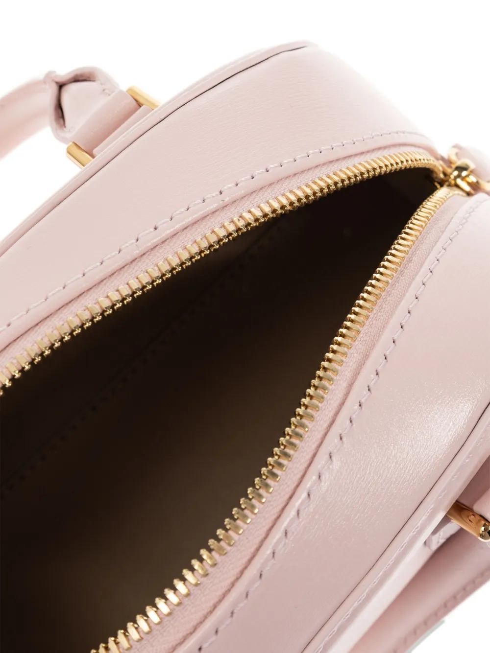 Alexander McQueen Kleine leren shopper Roze