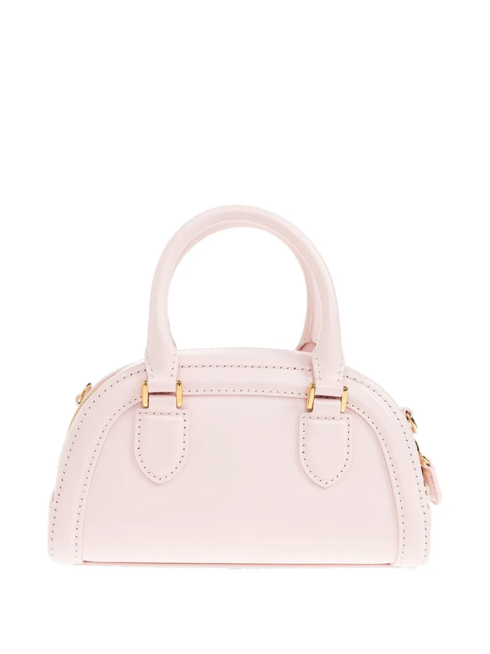 Alexander McQueen Kleine leren shopper Roze