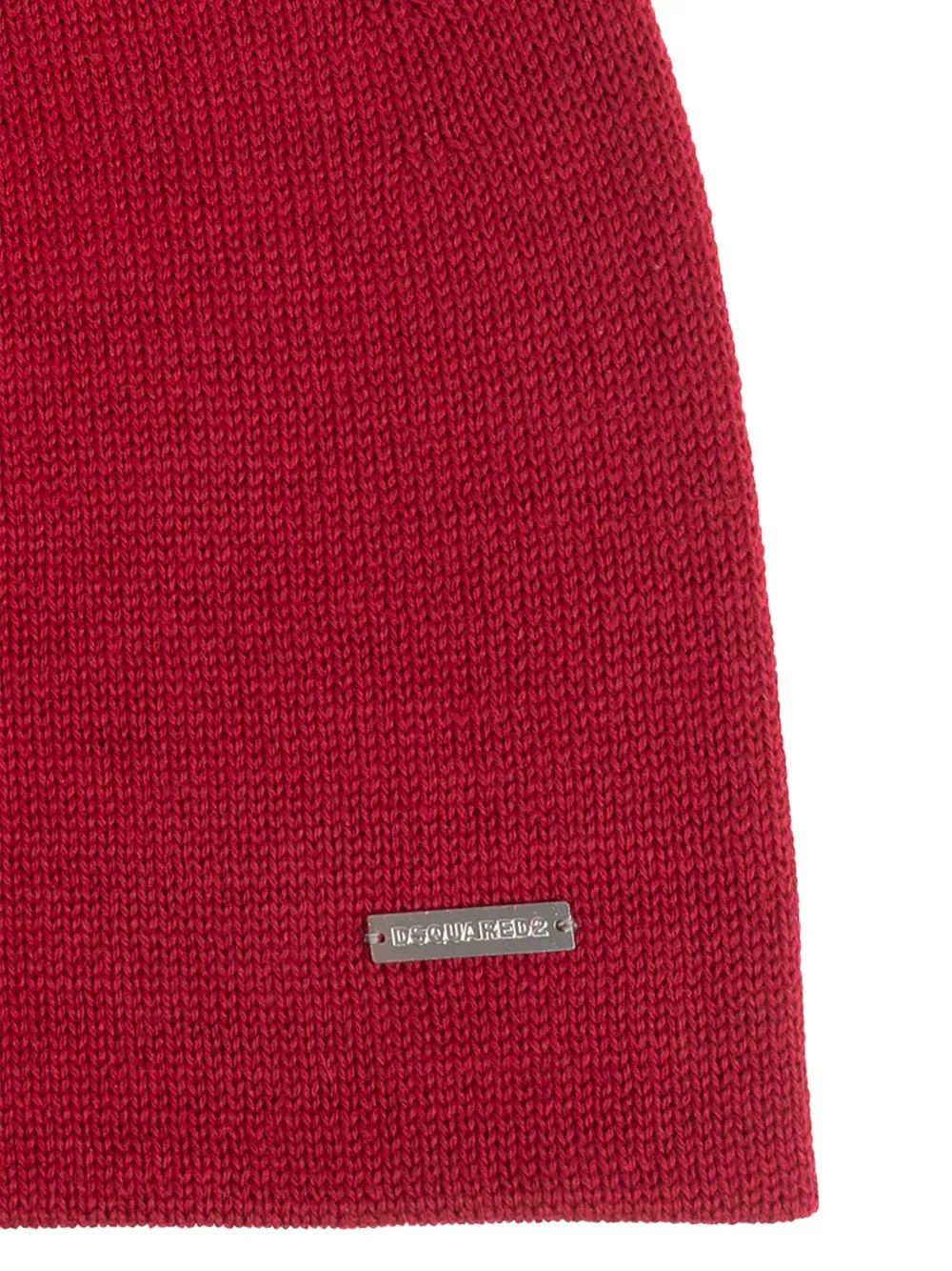 DSQUARED2 Muts met logopatch Rood