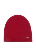 DSQUARED2 logo-patch beanie hat