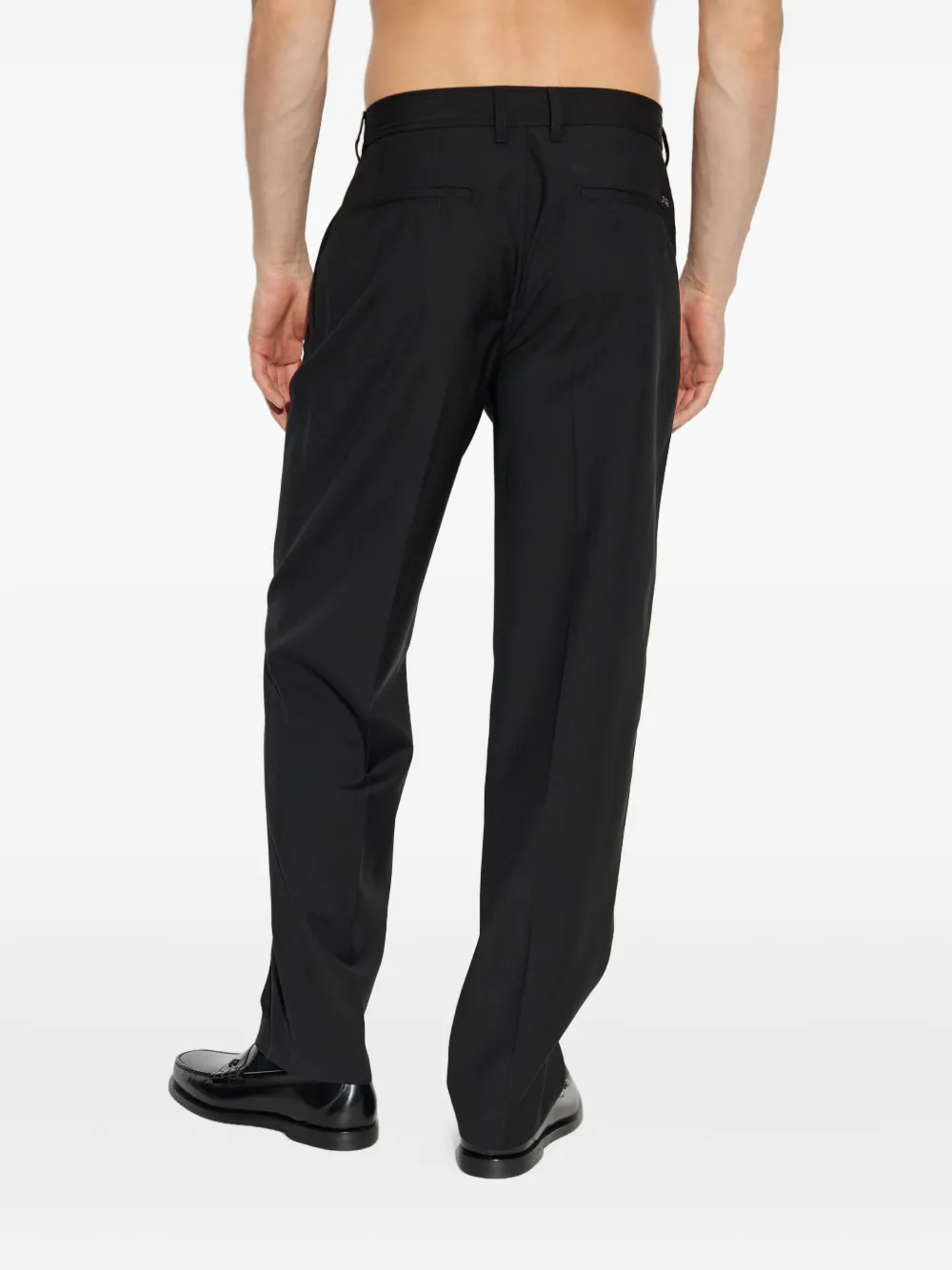 Emporio Armani Straight broek Zwart
