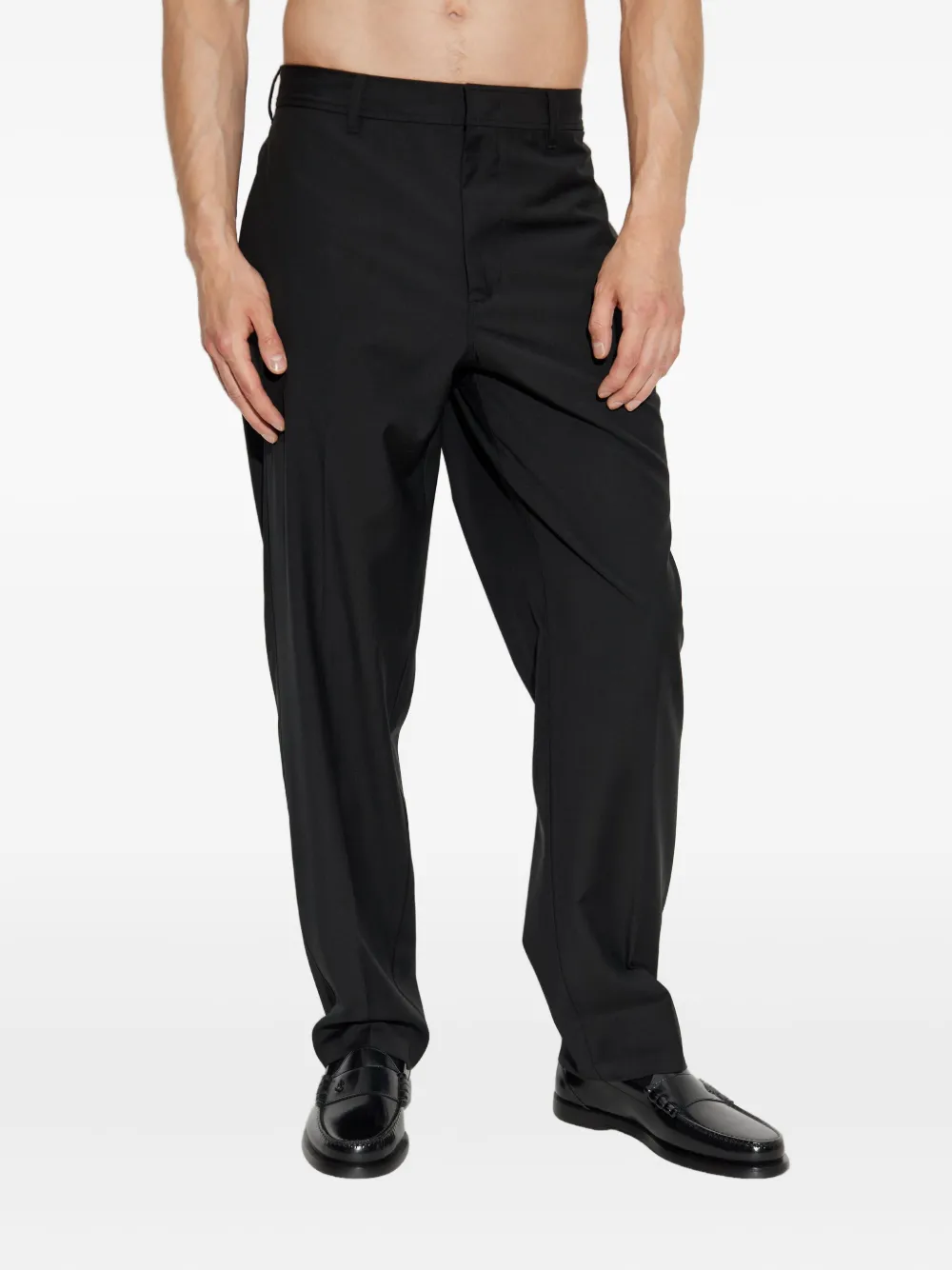 Emporio Armani Straight broek Zwart