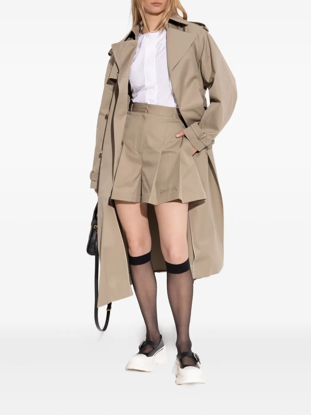 Alexander McQueen Katoenen top Wit
