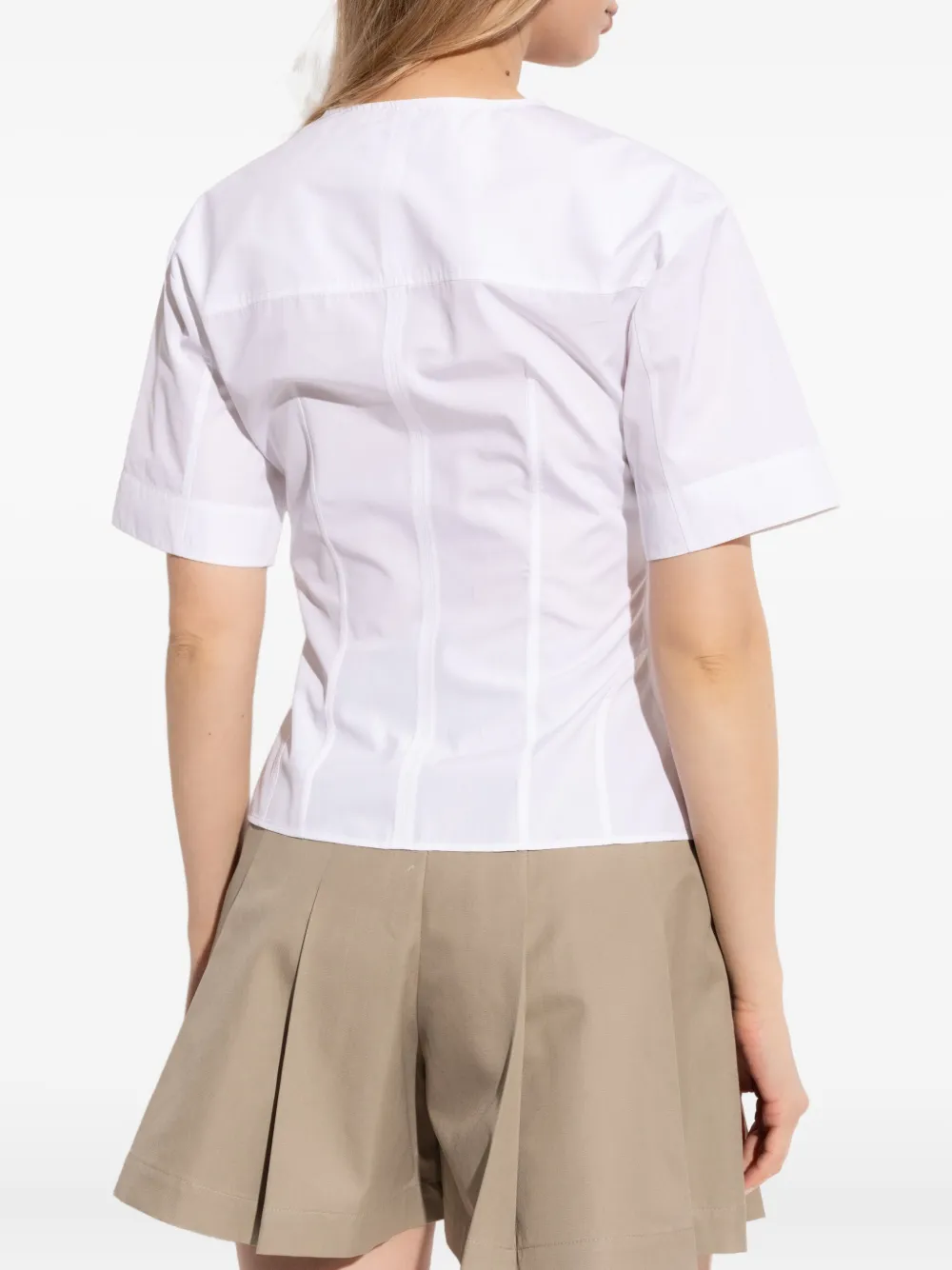 Alexander McQueen Katoenen top Wit